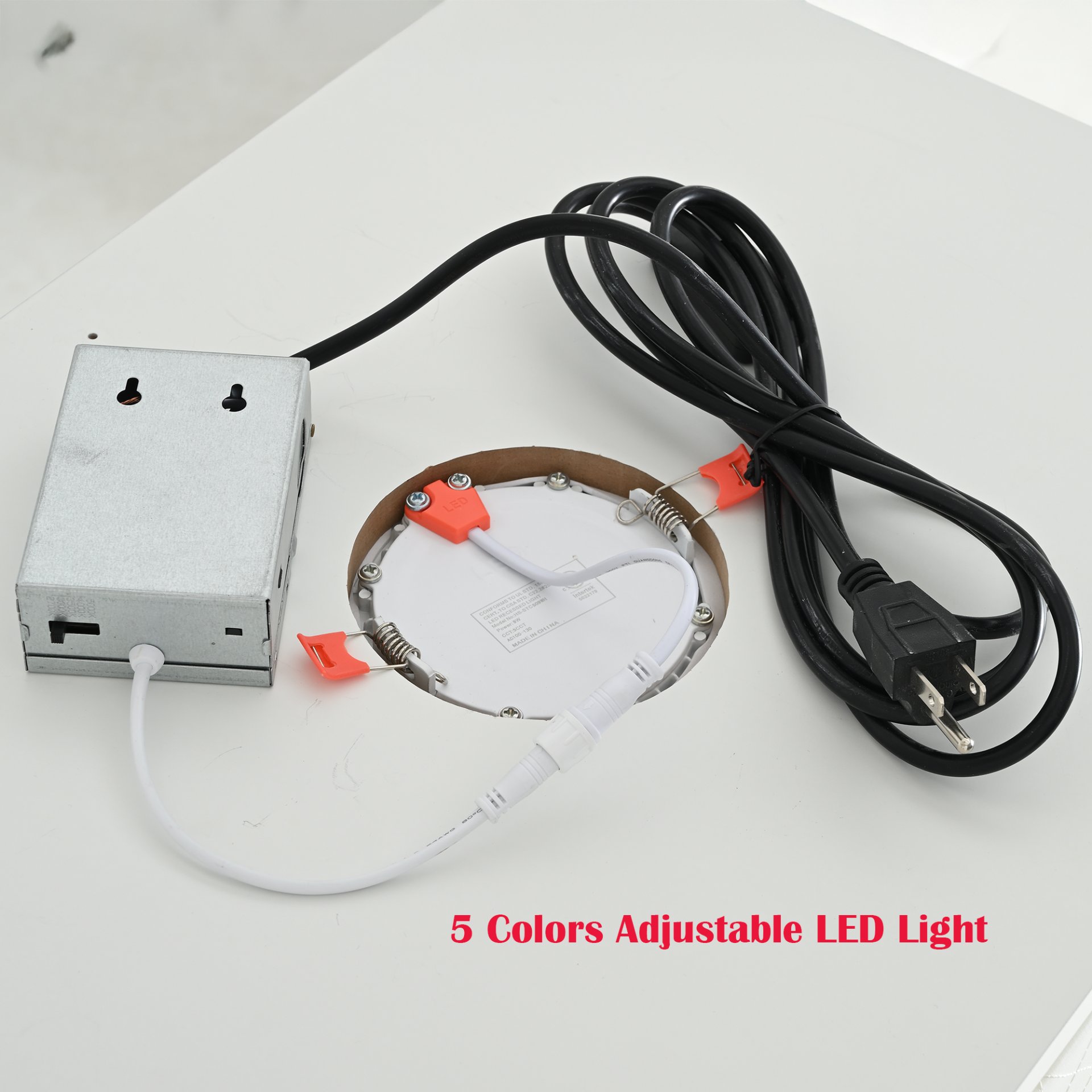 Modern Upholstered Glass Display Cabinet With Adjustable LED Light - White - Image 21