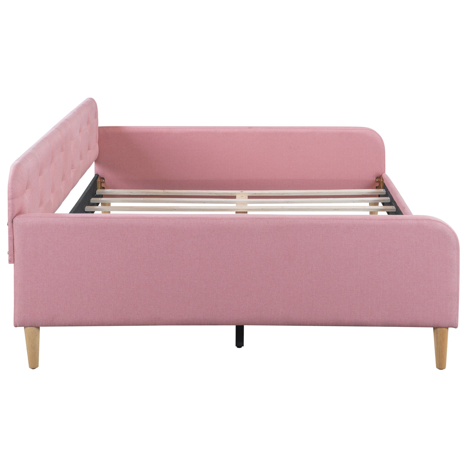 Full Size Upholstered Daybed - Pink - Image 7