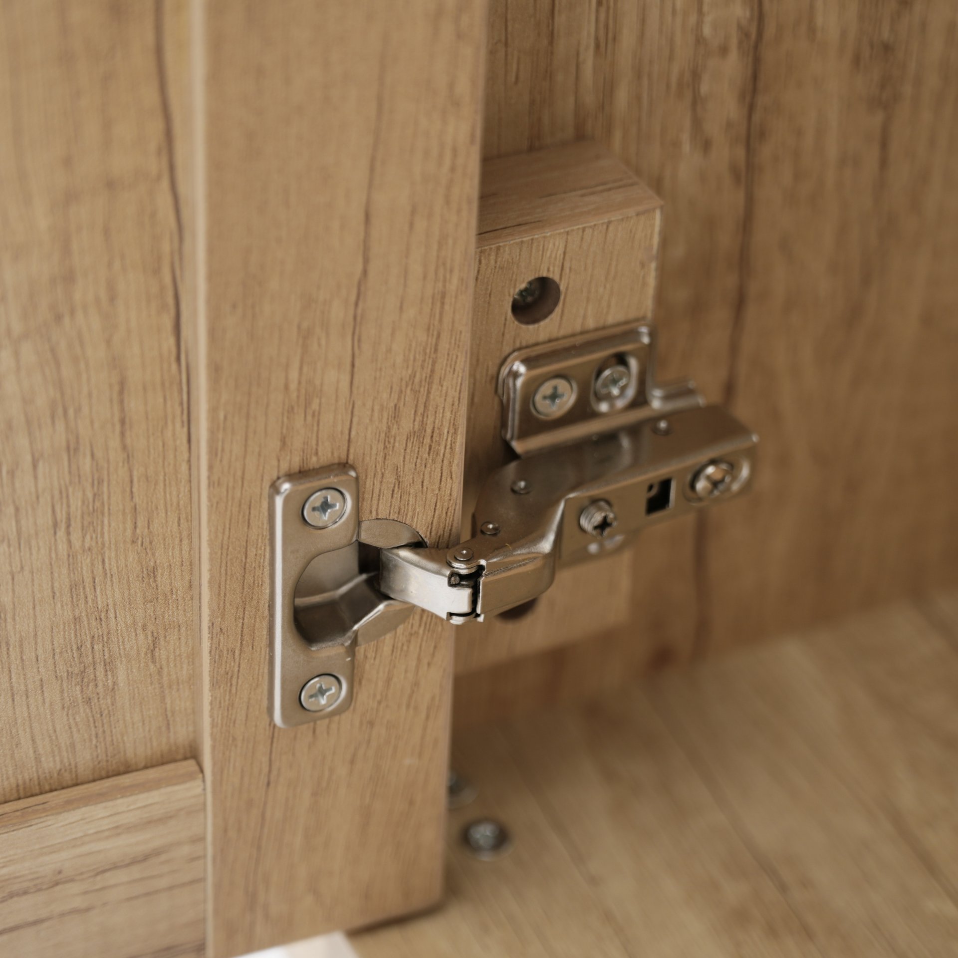 Single Bathroom Vanity With Smc Sink, Spacious Storage Cabinet - Wood - Image 21