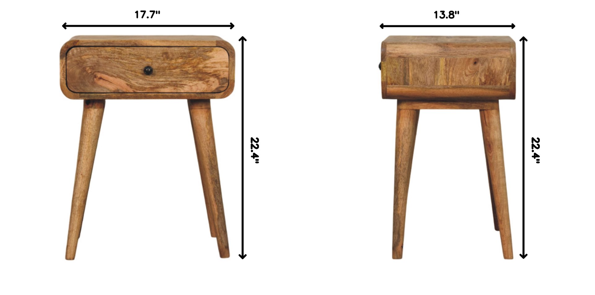 Avora - Nightstand With 1 Drawer - Beige - Image 11