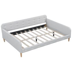 Full Size Upholstered Daybed - Beige