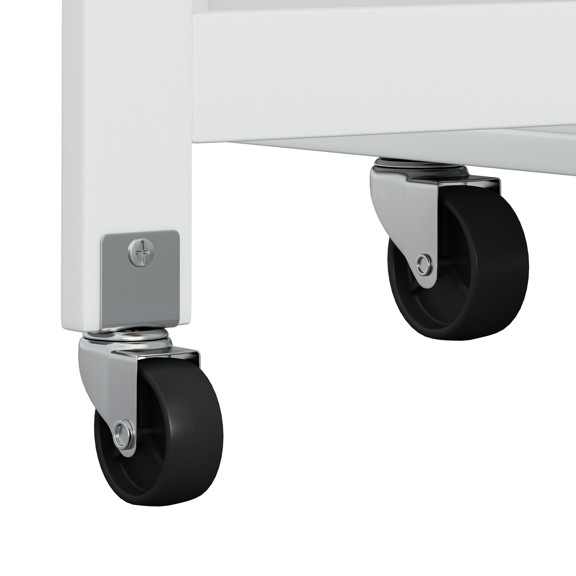 Kitchen Island Cart With 2 Door Cabinet, 2 Drawers, Spice Rack, Towel Holder, Wine Rack, And Foldable Top - White - Image 10