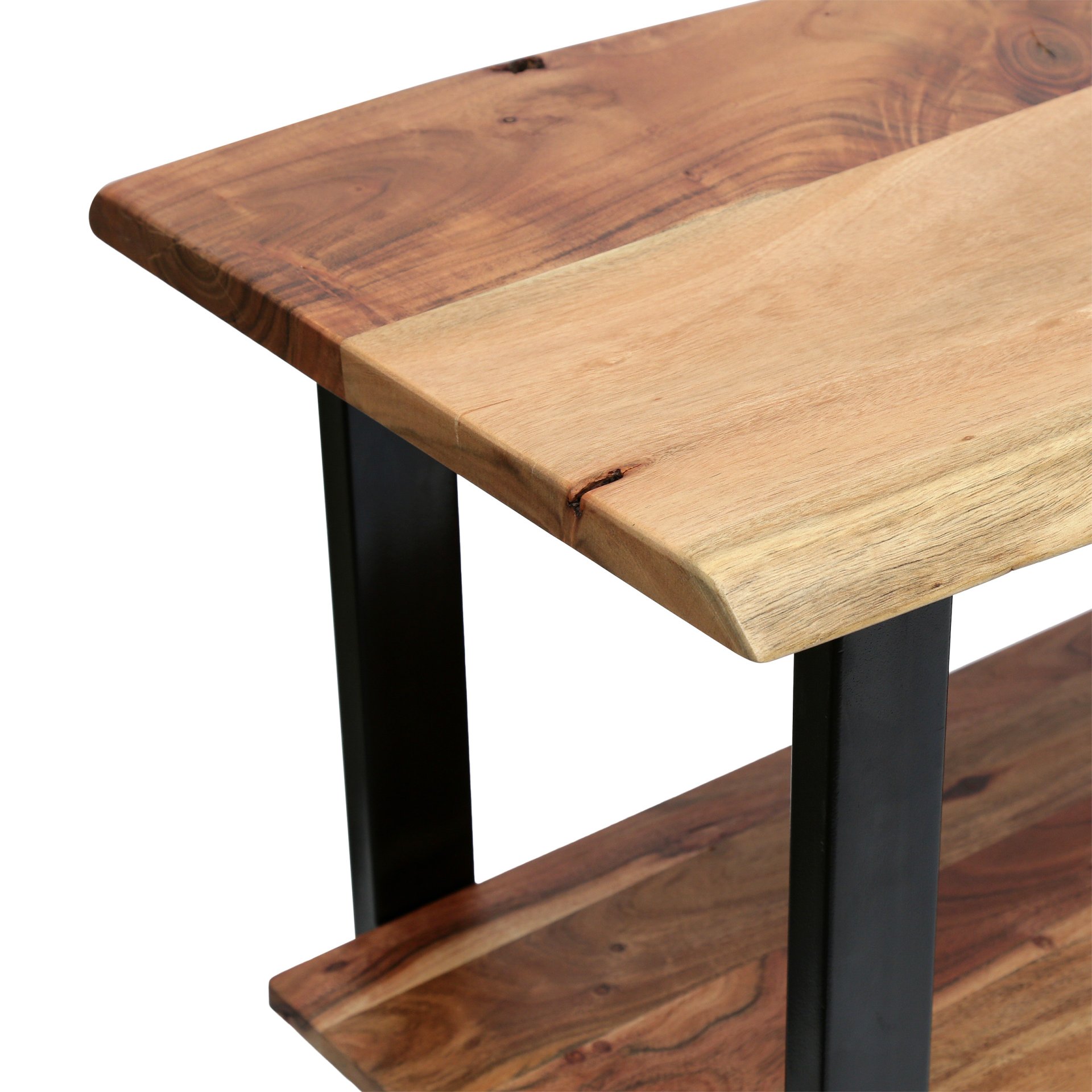 Industrial Media Console Table - Natural - Image 8