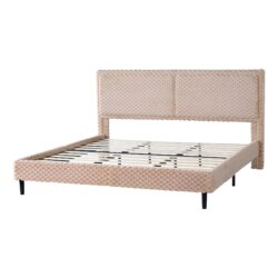 King Size With Comfortable Backrest For Bedroom - Camel