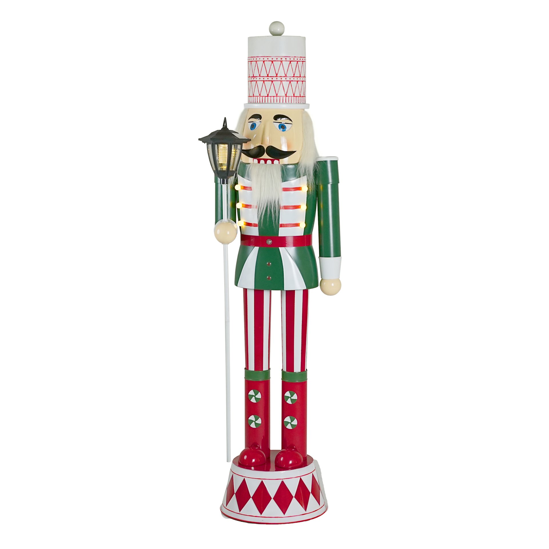 Classic Nutcracker Holiday Decor, Durable Construction - Green / Red / White - Image 7