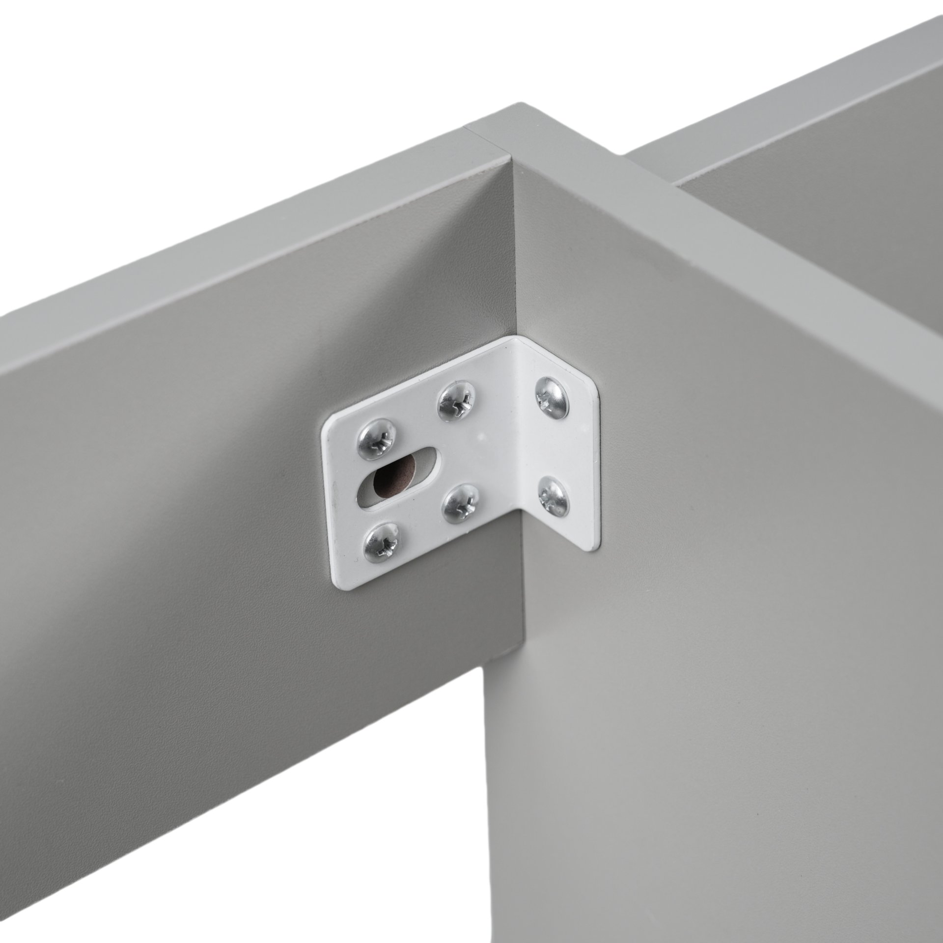 Double Sink Bathroom Vanity With Quartz Countertop, Adjustable Shelves, 3 Drawers - Gray - Image 19