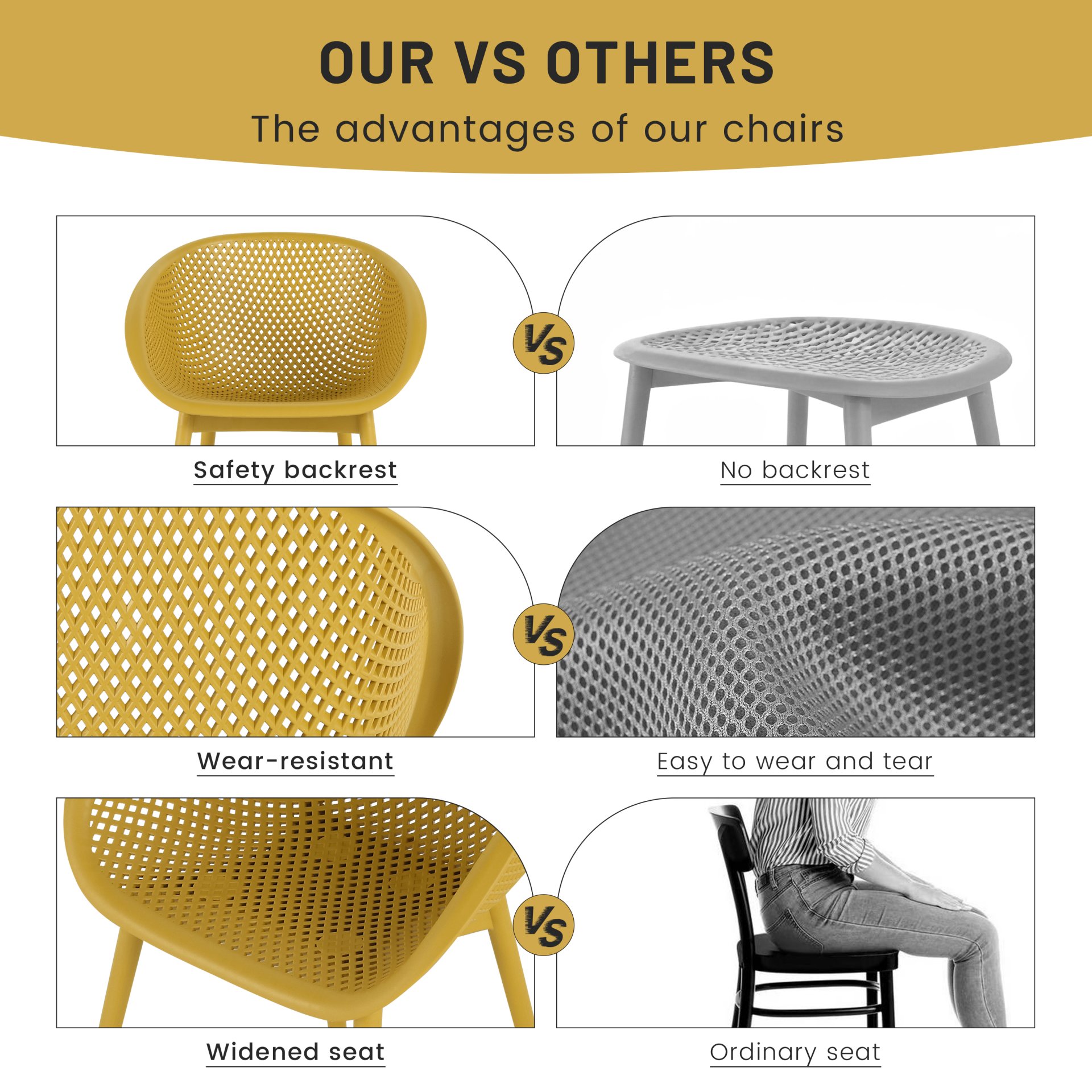 2 Pack Lounge Chair Set With Folding Square Table - Earthy Yellow / Khaki / White - Image 25