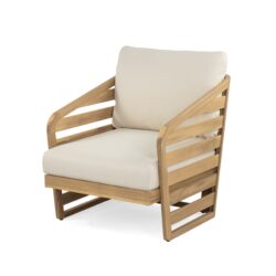 Royal - Wood Club Chair - Beige