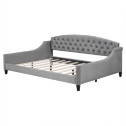 Luxury Tufted Button Daybed, Full - Gray