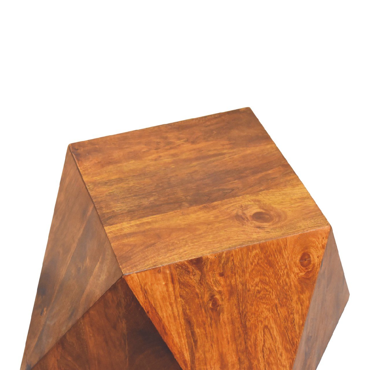 Abstract End Table - Chestnut - Image 5