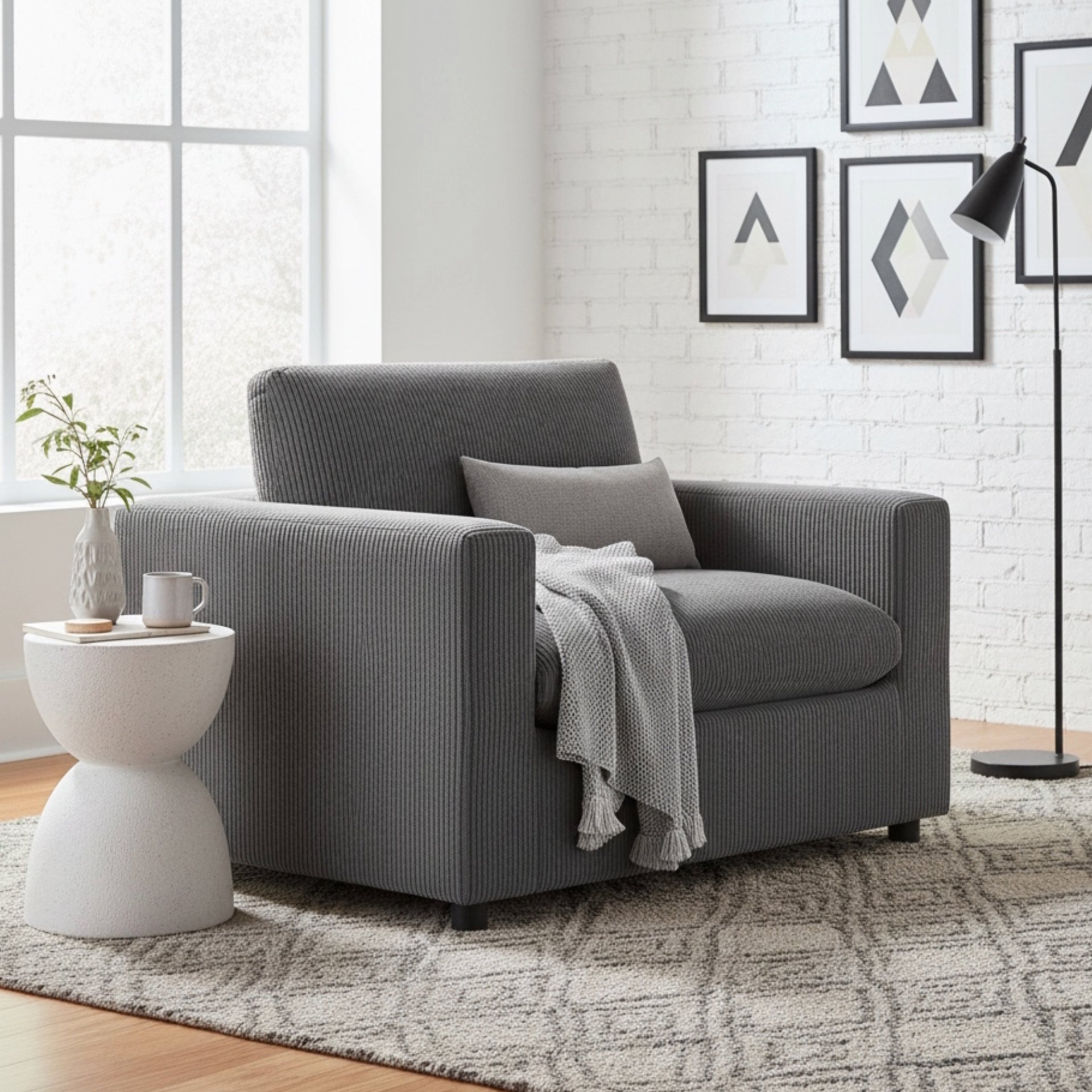 Chelsea - Armchair - Charcoal - Image 2