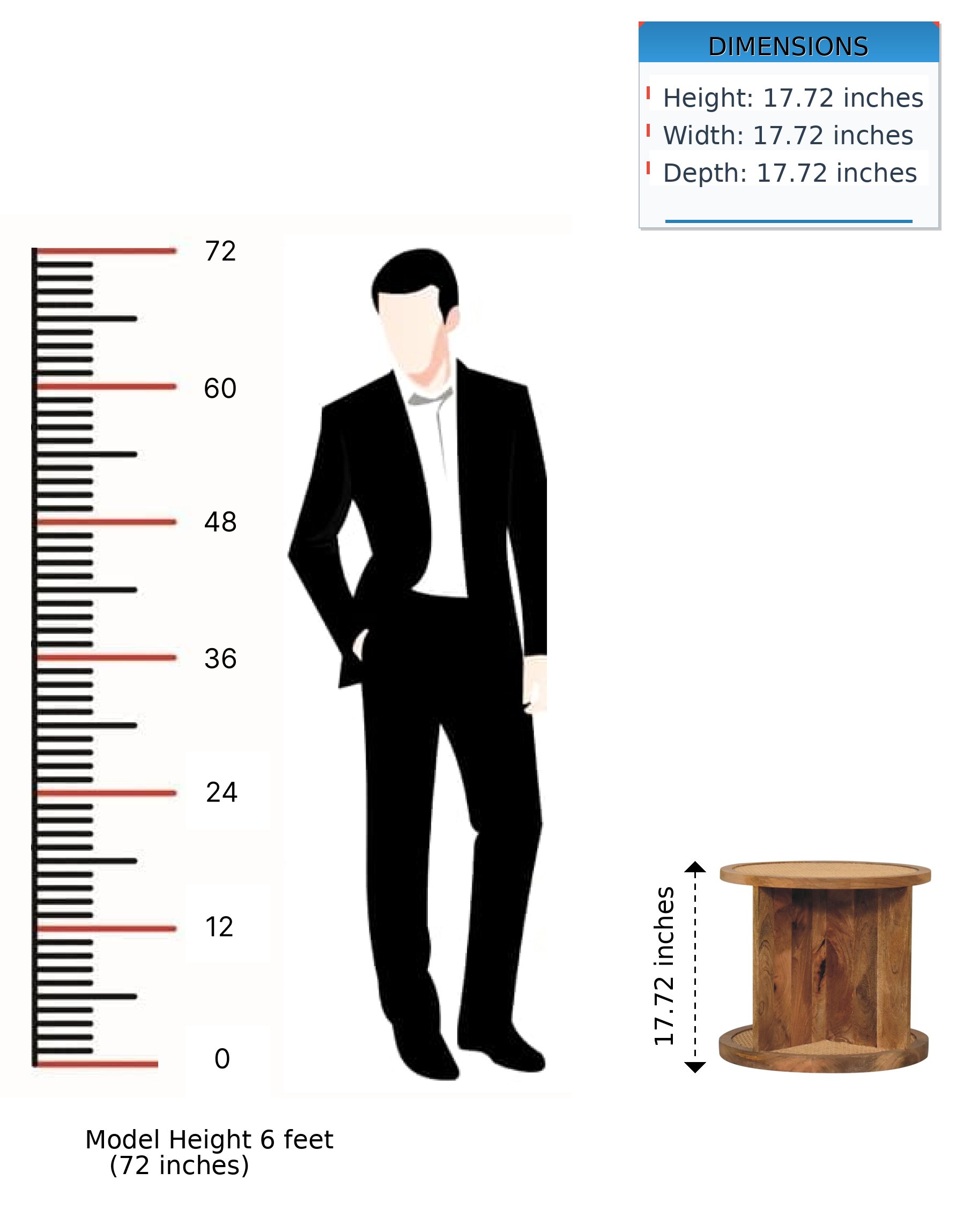 Close Knit Corner End Table - Oak - Image 11