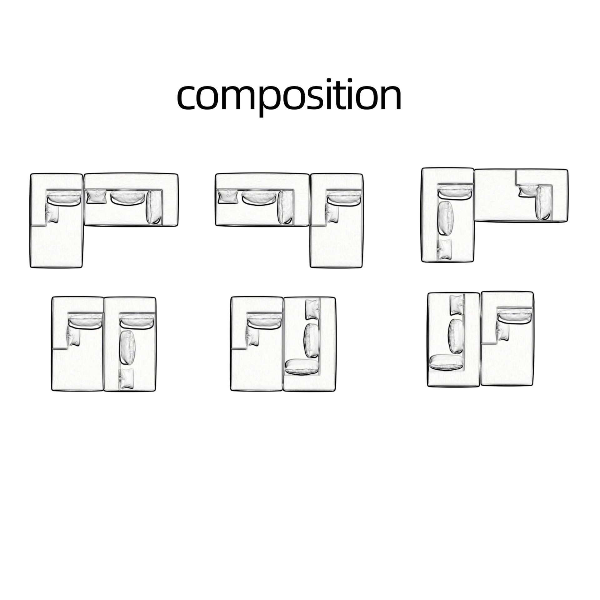 Corner Combination Sofa Sectional Couch, Modular Design For Living Spaces - Beige - Image 24