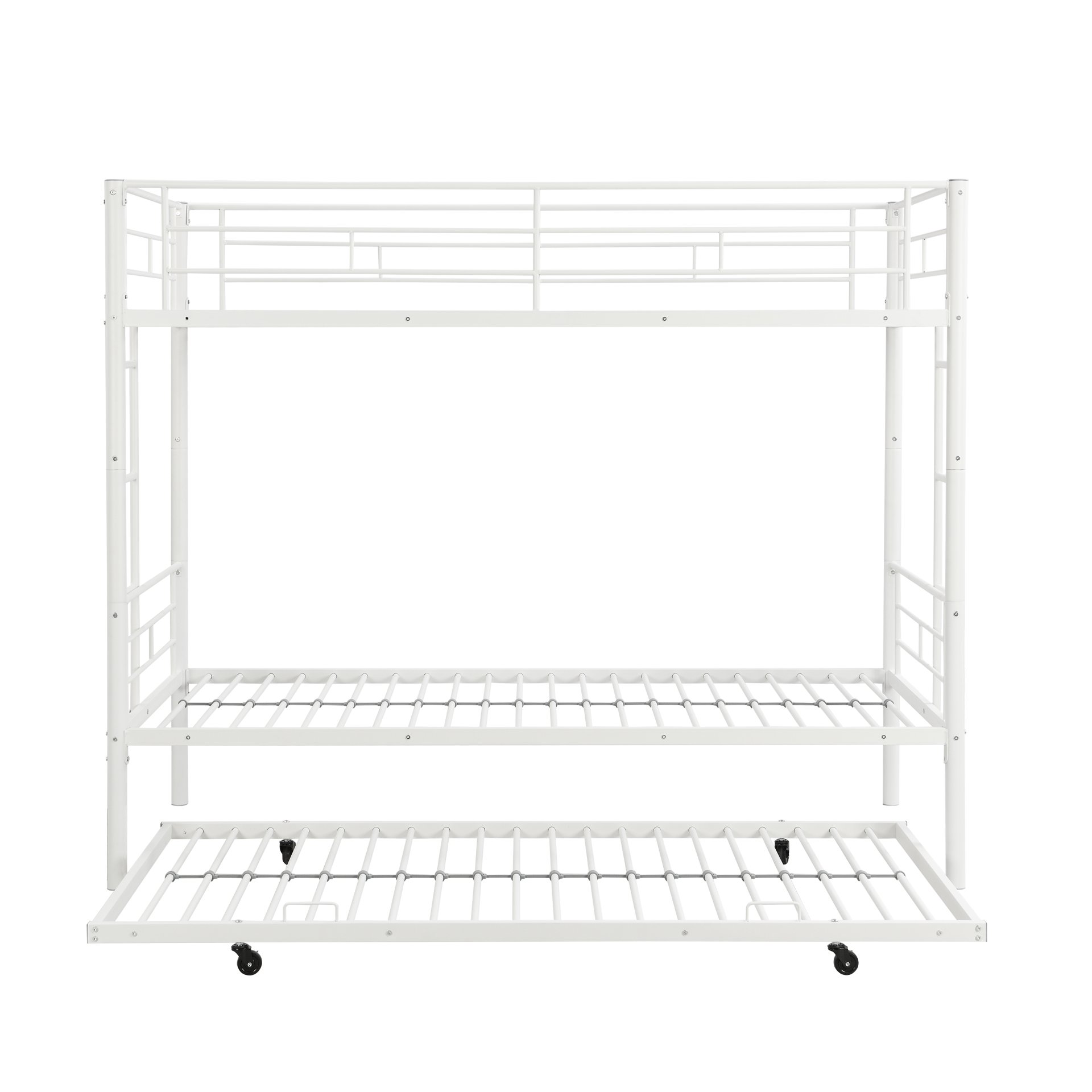 Bunk Bed With Trundle - White - Image 7