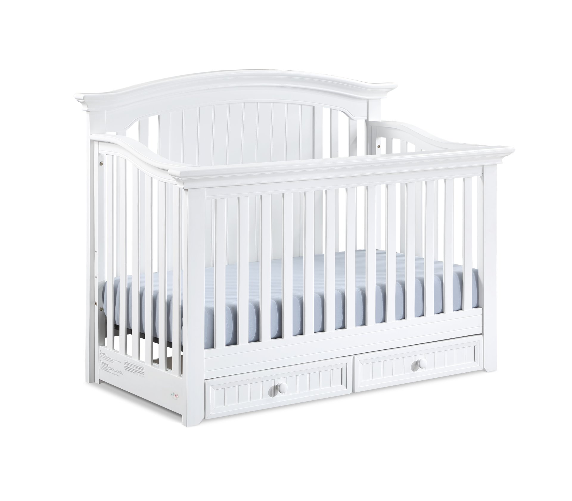 Winchester - 4 In 1 Convertible Crib - White - Image 3