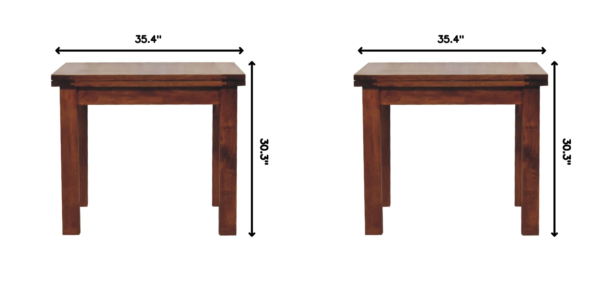 Butterfly Dining Table - Chestnut - Image 11
