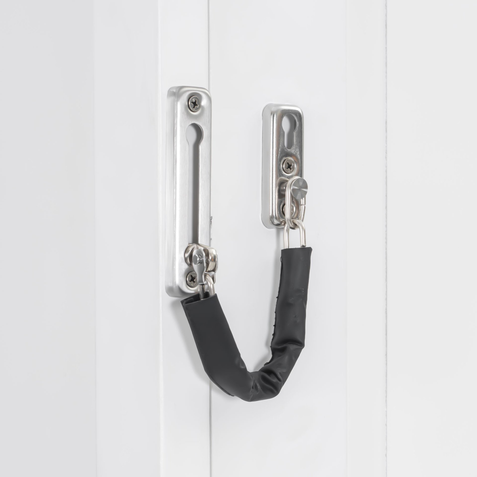 Queen Size Murphy Bed With Desk, LED Lights & USB Charging Station - White - Image 8