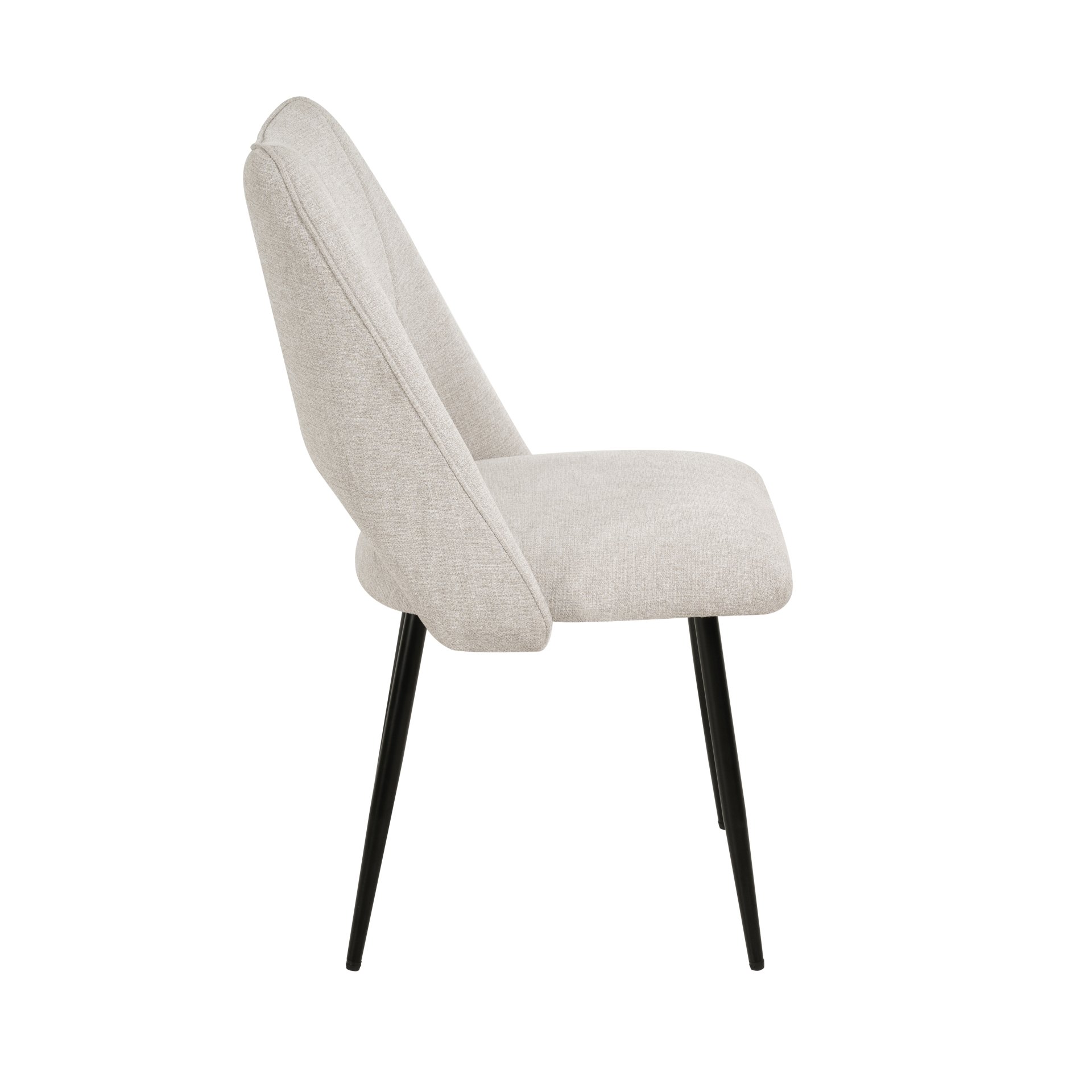 Chair With High Resilience Filling, Adjustable Feet For Kitchens (Set of 4) - Beige - Image 9