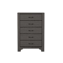 5 Drawer Dresser - Gray / Brown