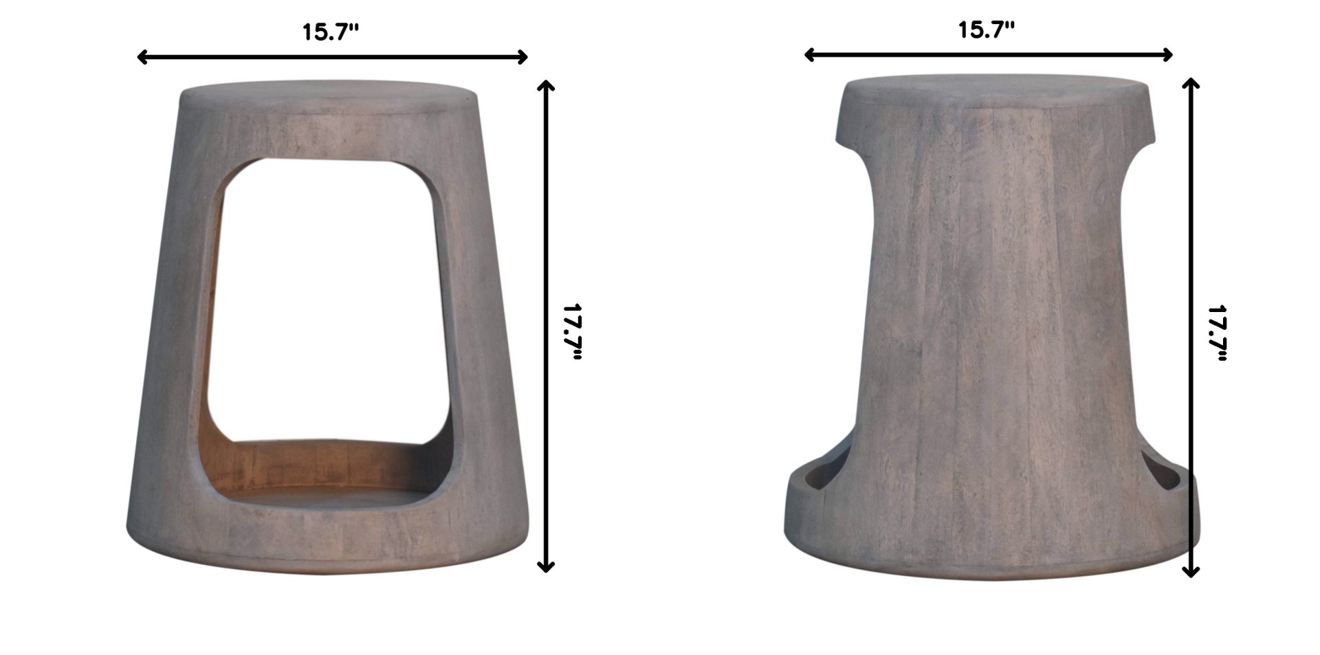 Acid - Open Side Table - Gray Ash - Image 10