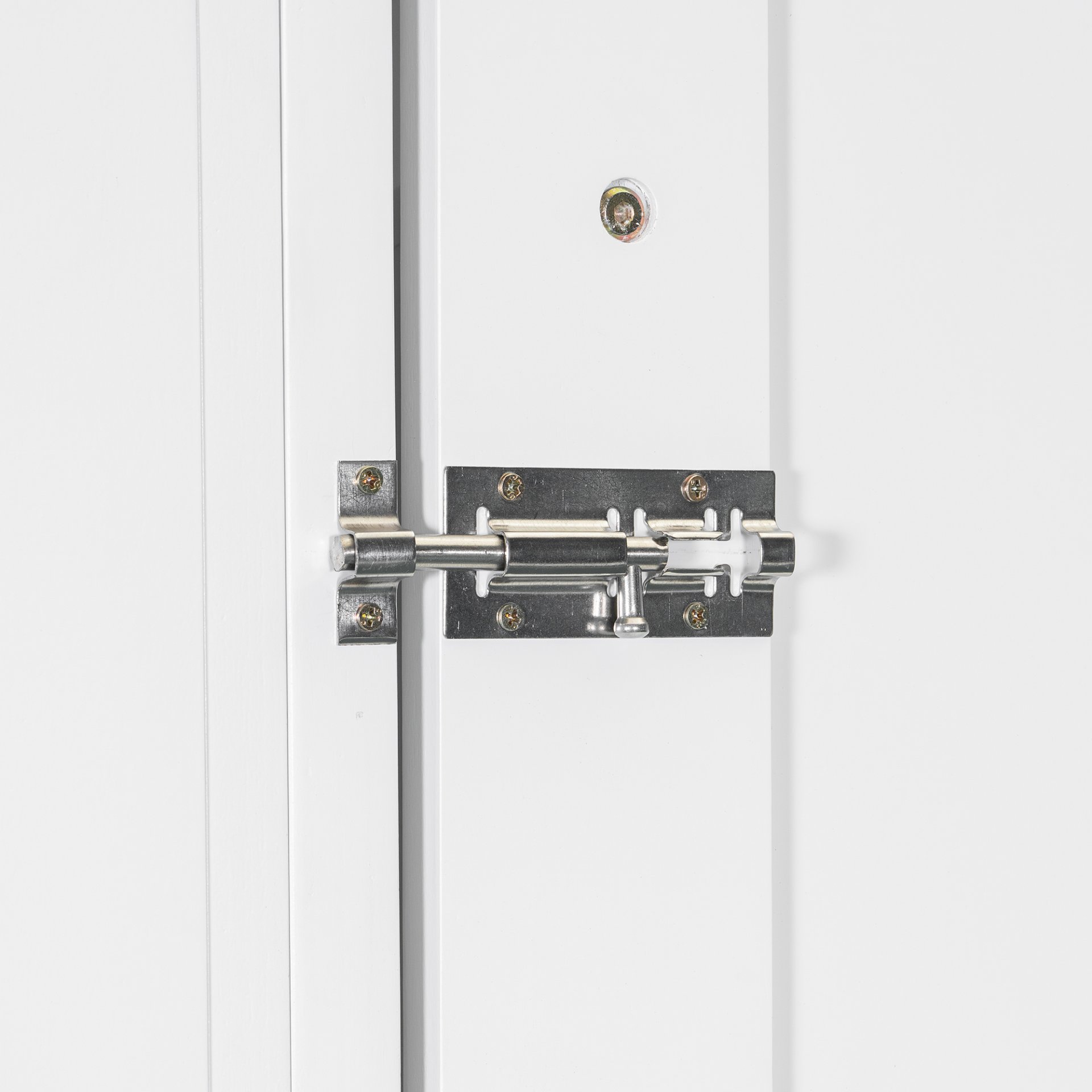 Queen Size Murphy Platform Bed With Shelf, Side Cabinets, Drawers And LED - White - Image 9