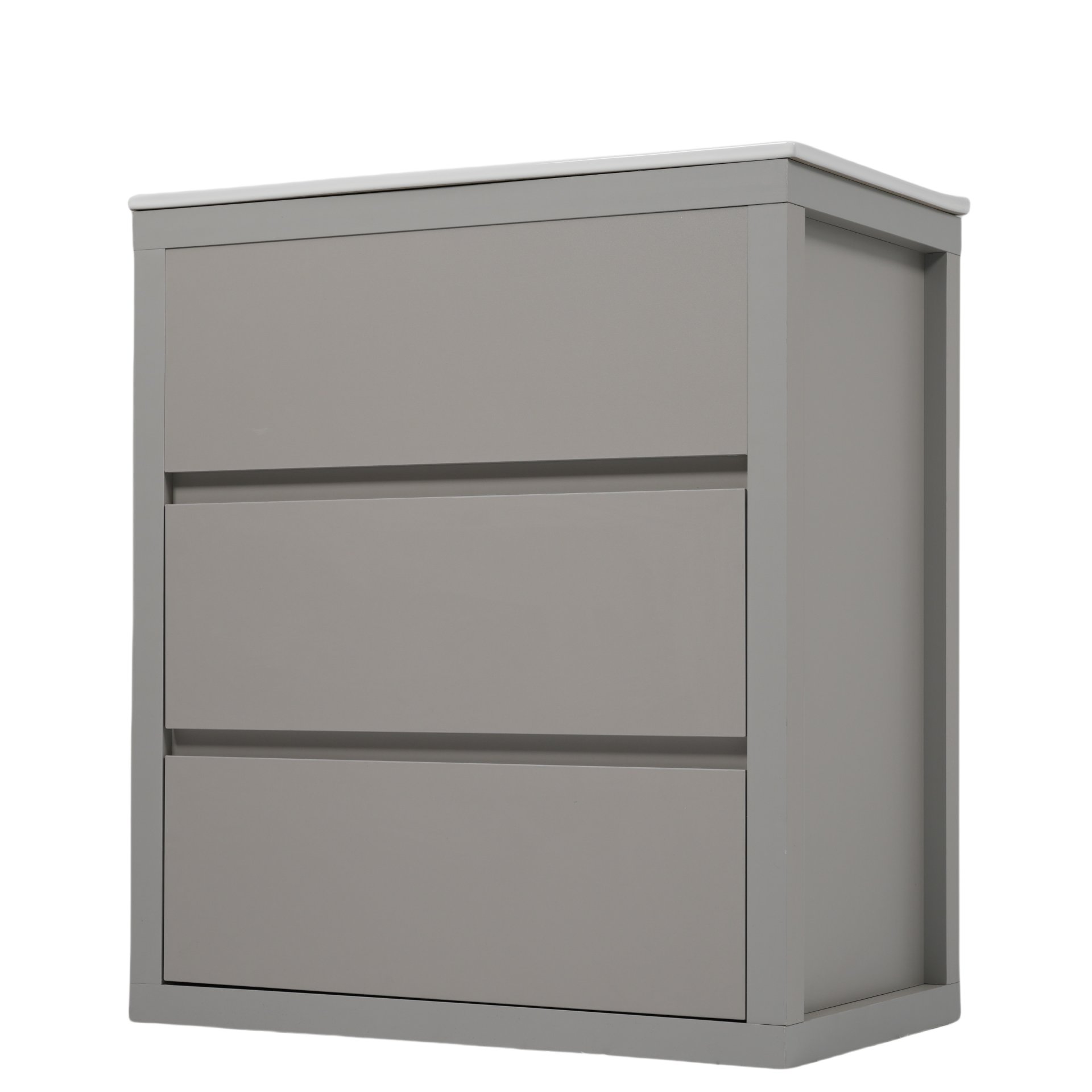 Freestanding Bathroom Vanity With Sink, 2 Full Extension Drawers, Soft Close Slides - Gray - Image 22