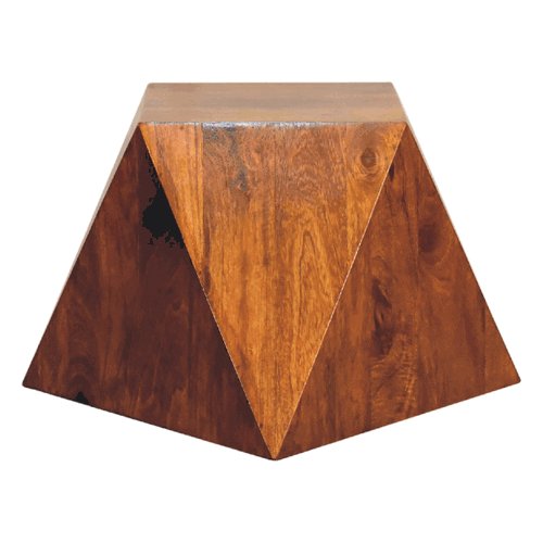 Abstract End Table - Chestnut - Image 10